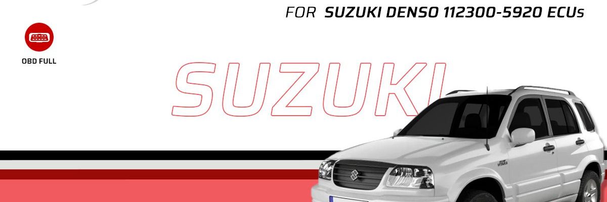 A new OBD protocol has been released for programming the Denso 112300-5920 engine control unit installed on the Suzuki Grand Vitara.